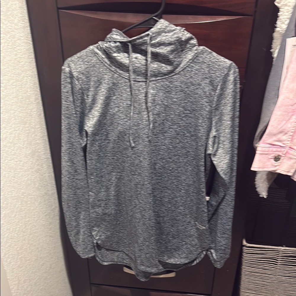 Gray Hooded Sweatshirt